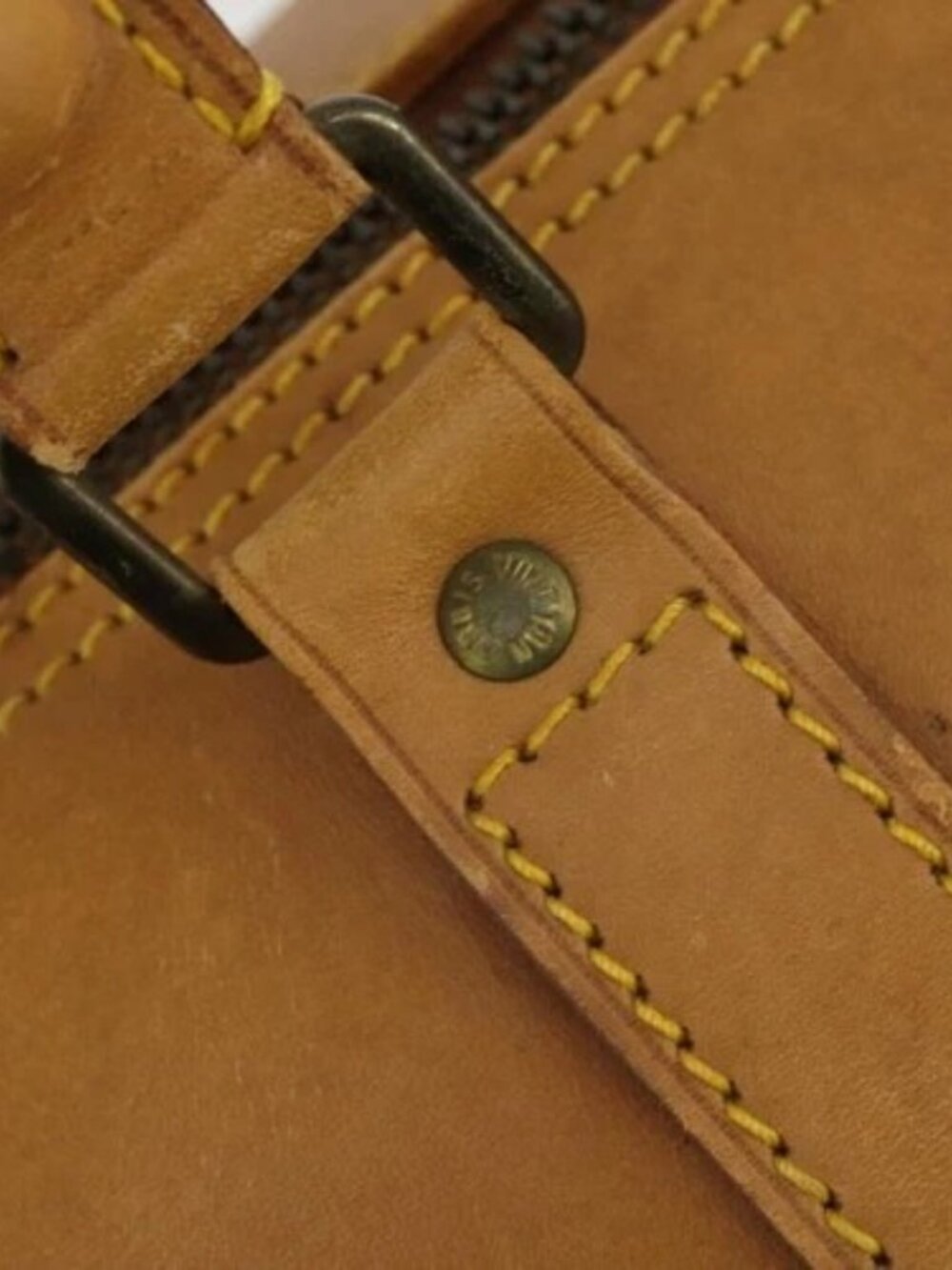 LOUIS VUITTON Nomad Keepall 55 Boston Bag Beige LV Auth 163339 - Picture 10 of 16